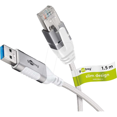 Goobay Ethernet-Kabel USB-A 3.0 auf RJ45 - Netzwerkadapter Goobay Ethernet-Kabel USB-A 3.0 auf RJ45 - Netzwerkadapter