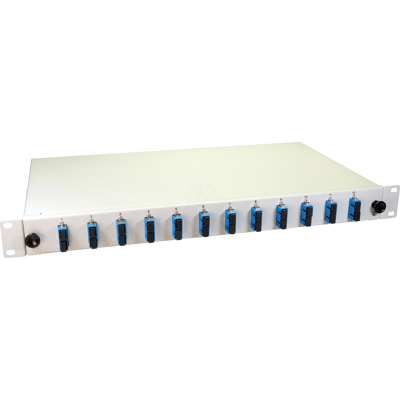 LIGHTWIN LW 24E09OS2DSC - 19" LWL Spleißbox, 12x SC Duplex OS2, 1HE LIGHTWIN LW 24E09OS2DSC - 19" LWL Spleißbox, 12x SC Duplex OS2, 1HE