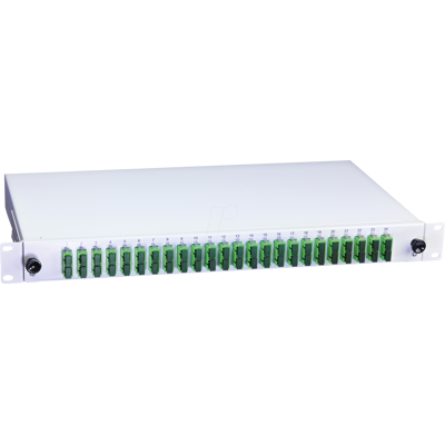 LIGHTWIN LW 48E09OS2DSCA - 19" LWL Spleißbox, 24x SC/APC Duplex OS2, 1HE LIGHTWIN LW 48E09OS2DSCA - 19" LWL Spleißbox, 24x SC/APC Duplex OS2, 1HE