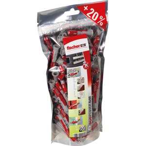 FISCHER BEFESTIGUNGSSYSTEME FD 535980 - DuoPower 8x40 BigPack, 120 Teile FISCHER BEFESTIGUNGSSYSTEME FD 535980 - DuoPower 8x40 BigPack, 120 Teile