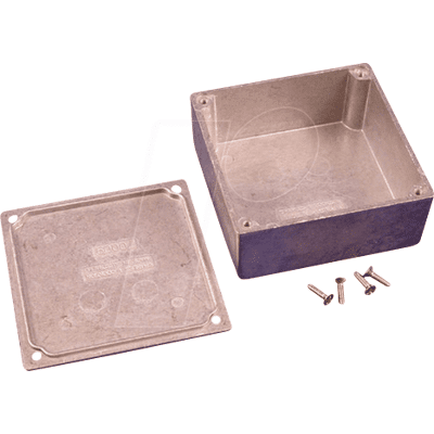 HAMMOND MANUFACTURING 1590Y - Alugehäuse, 1590 Y, 92 x 92 x 42 mm, aluminium HAMMOND MANUFACTURING 1590Y - Alugehäuse, 1590 Y, 92 x 92 x 42 mm, aluminium