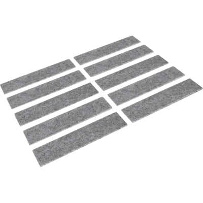 Bernstein BERN F 150253 - Universal-Schonbacken, selbstklebend, Filz, 150 mm, 10 Stück Bernstein BERN F 150253 - Universal-Schonbacken, selbstklebend, Filz, 150 mm, 10 Stück