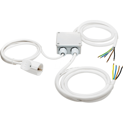 Heitronic HEIT 500580 - Küchenanschlussdose - 2m Kabel Heitronic HEIT 500580 - Küchenanschlussdose - 2m Kabel