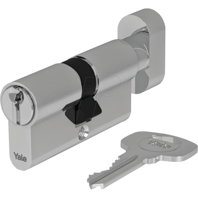Yale 500 Plus Eurozylinder - Drehknopf - 30/35 - Satin Nickel - Packung 1 Yale 500 Plus Eurozylinder - Drehknopf - 30/35 - Satin Nickel - Packung 1