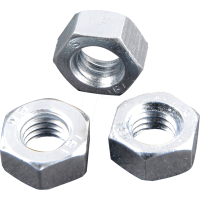 Reisser M8-100 Sechskantmuttern - Stahl, Zinkbeschichtet - 100 Stück Reisser M8-100 Sechskantmuttern - Stahl, Zinkbeschichtet - 100 Stück