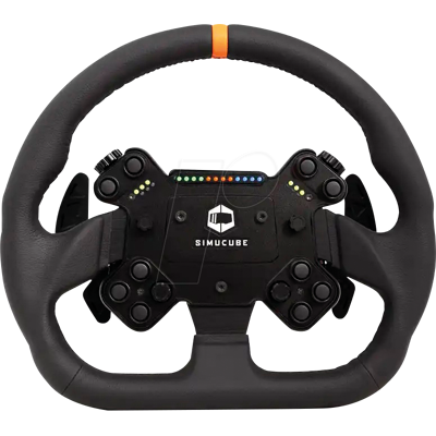 SCVALO-SC3-LE - Simucube Valo GT-23 SC3 Simracing-Lenkrad, schwarz, leder SCVALO-SC3-LE - Simucube Valo GT-23 SC3 Simracing-Lenkrad, schwarz, leder