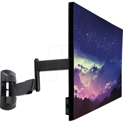 LINDY 40714 - Monitor Halter, 1 Display, 10" - 26", Wandmontage LINDY 40714 - Monitor Halter, 1 Display, 10" - 26", Wandmontage