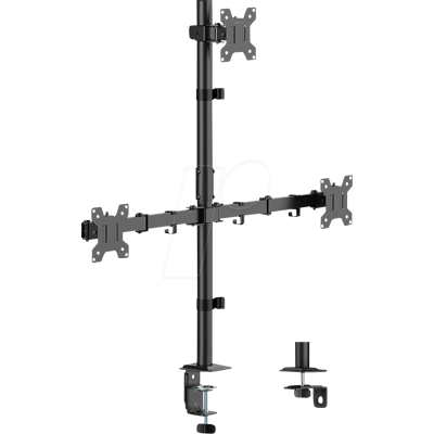 LOGILINK BP0218 - Monitor Halter, 3 Display, 27" - 32", 376 mm, Tischmontage LOGILINK BP0218 - Monitor Halter, 3 Display, 27" - 32", 376 mm, Tischmontage