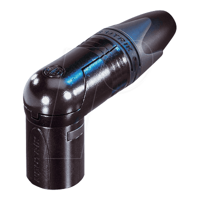 NEUTRIK NC3MRX-B - XLR-Winkelstecker, 3-polig, Gold, schwarz NEUTRIK NC3MRX-B - XLR-Winkelstecker, 3-polig, Gold, schwarz