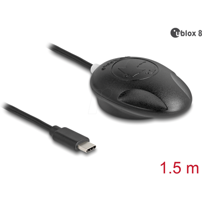NAVILOCK 64312 - NL-8002UC USB 2.0 Type-C™ Multi GNSS Empfänger u-blox 8 1,5 m NAVILOCK 64312 - NL-8002UC USB 2.0 Type-C™ Multi GNSS Empfänger u-blox 8 1,5 m