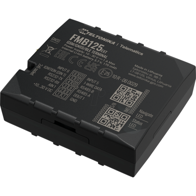 TELTONIKA FMB125 - Terminal-Tracker, GNSS, GSM, Bluetooth, RS232 , RS485, Batterie TELTONIKA FMB125 - Terminal-Tracker, GNSS, GSM, Bluetooth, RS232 , RS485, Batterie