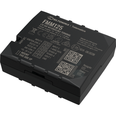 TELTONIKA FMM125 - Terminal-Tracker, LTE, GSM, GNSS, Bluetooth, RS485, RS232, Backu TELTONIKA FMM125 - Terminal-Tracker, LTE, GSM, GNSS, Bluetooth, RS485, RS232, Backu