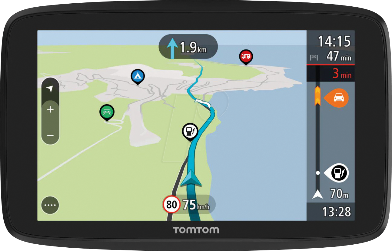 TOMTOM GO CAMPER - Camper-Navigation - 6'' (15,4cm), GPS,