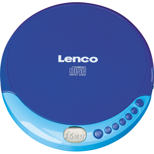 LENCO CD-011BU - Tragbarer CD-Player, CD-011