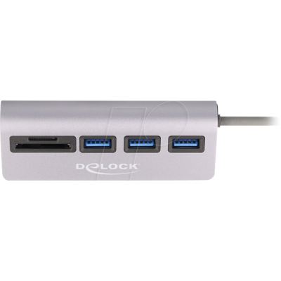 DELOCK 64292 - PortReplicator, 3 Port USB, inkl. Card Reader DELOCK 64292 - PortReplicator, 3 Port USB, inkl. Card Reader