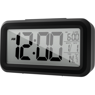 MEBUS 42435 - Quarz-Wecker digital, Lichtsensor,Temperatur MEBUS 42435 - Quarz-Wecker digital, Lichtsensor,Temperatur