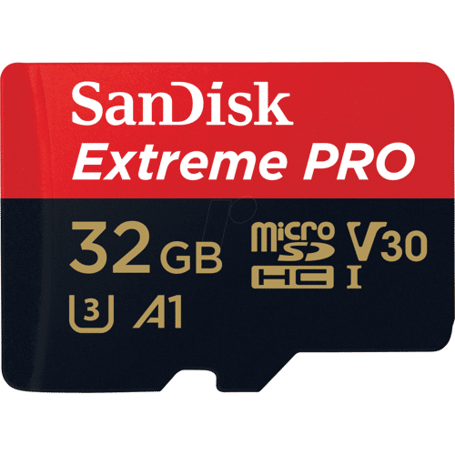 SDSQXCG032GGN6MA - MicroSDHC-Speicherkarte 32GB, SanDisk Extreme PRO