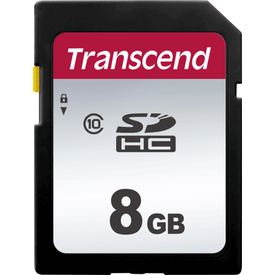 Transcend TS8GSDC300S - SDHC-Speicherkarte, 8GB, Class 10, 300S Transcend TS8GSDC300S - SDHC-Speicherkarte, 8GB, Class 10, 300S