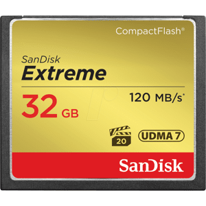 SDCFXSB-032G-G46 - CF-Speicherkarte 32GB, SanDisk Extreme 120MB/s