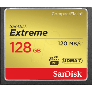 SDCFXSB-128G-G46 - CF-Speicherkarte 128GB, SanDisk Extreme 120MB/s