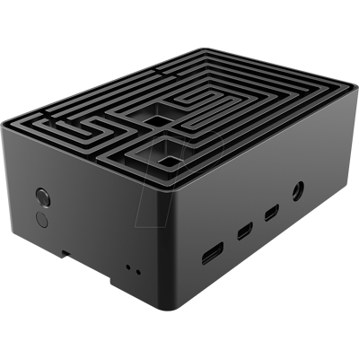 Akasa RPIC RA10-M1B - Gehäuse für Raspberry Pi 4, Alu, schwarz Akasa RPIC RA10-M1B - Gehäuse für Raspberry Pi 4, Alu, schwarz