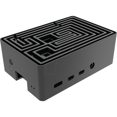 Akasa RPIC RA10-M2B - Gehäuse für Raspberry Pi 4, Alu, schwarz Akasa RPIC RA10-M2B - Gehäuse für Raspberry Pi 4, Alu, schwarz