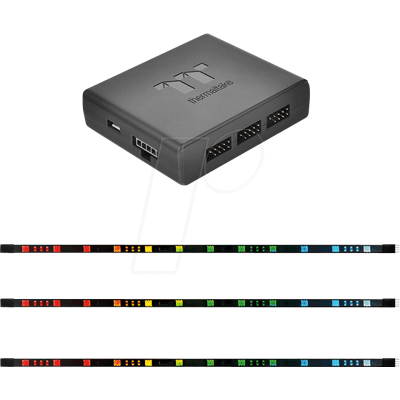 TT 70659 - Thermaltake Lumi RGB Plus Strip 3x LED Streifen TT 70659 - Thermaltake Lumi RGB Plus Strip 3x LED Streifen