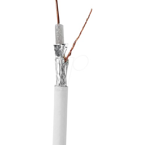 Nedis N CSBG4050WT250 - Antennenkabel auf Rolle, 4G / LTE Secure, 25.0m, Weiss