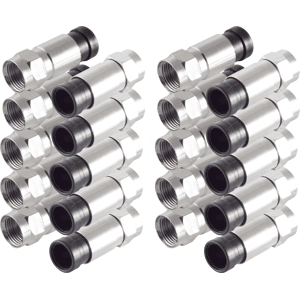 SHIVERPEAKS SHVP BS15-300314 - 10x F-Kompressionstecker für Kabel 7mm SHIVERPEAKS SHVP BS15-300314 - 10x F-Kompressionstecker für Kabel 7mm