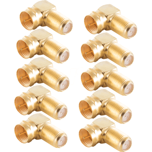 SHIVERPEAKS SHVP BS15-301814 - 10x F-Winkeladapter, F-Stecker/ F-Buchse vergoldet SHIVERPEAKS SHVP BS15-301814 - 10x F-Winkeladapter, F-Stecker/ F-Buchse vergoldet