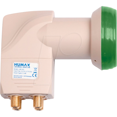 HUMAX L1930 - LNB, Quad, 40mm, Green Power HUMAX L1930 - LNB, Quad, 40mm, Green Power