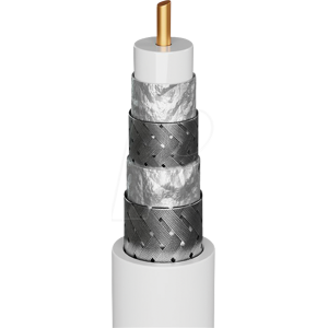 GOOBAY 74021 - Koaxialkabel, Ø 7,0 mm, 120 dB, 100 m GOOBAY 74021 - Koaxialkabel, Ø 7,0 mm, 120 dB, 100 m