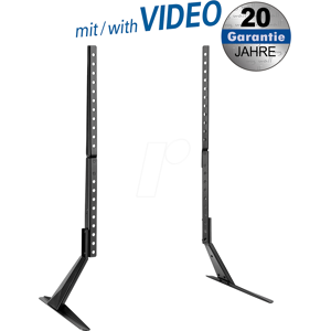 MYWALL MYW HP49L - TV Halterung, 23" - 75", Standfüße, schwarz MYWALL MYW HP49L - TV Halterung, 23" - 75", Standfüße, schwarz
