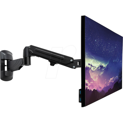 LINDY 40712 - Monitor Halter, 1 Display, bis 32", Wandmontage LINDY 40712 - Monitor Halter, 1 Display, bis 32", Wandmontage