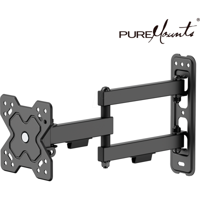 PUREMOUNTS PM-FM14-100 - TV-Wandhalterung, neigbar, schwenkbar, 13" - 32", schwarz PUREMOUNTS PM-FM14-100 - TV-Wandhalterung, neigbar, schwenkbar, 13" - 32", schwarz