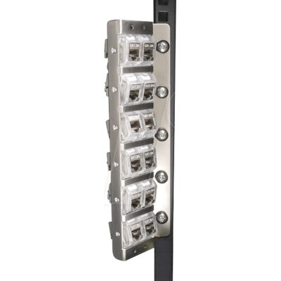 DELOCK 67040 - Keystone Halterung 12 Port, neigbar, Rackmontage DELOCK 67040 - Keystone Halterung 12 Port, neigbar, Rackmontage