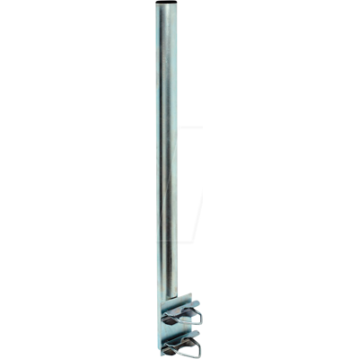 EASYFIND 330006 - Satmast Stahl 80cm mit Doppelschelle 48mm EASYFIND 330006 - Satmast Stahl 80cm mit Doppelschelle 48mm