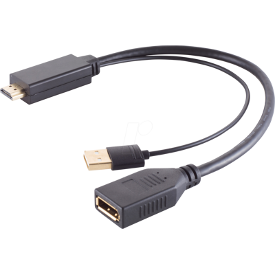 Shiverpeaks BS10-01010 - HDMI zu DisplayPort Adapter - 30cm Shiverpeaks BS10-01010 - HDMI zu DisplayPort Adapter - 30cm