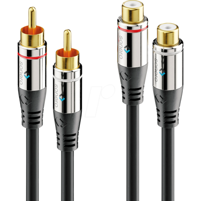 SON S-AC710-015 - sonero 2x Cinch Stereo Verlängerung 1,5 m SON S-AC710-015 - sonero 2x Cinch Stereo Verlängerung 1,5 m