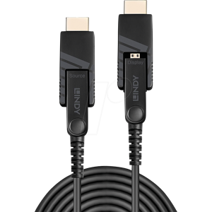 LINDY 38326 - HDMI/Micro-HDMI/DVI-D Kabel, 4K60Hz, 100,0 m