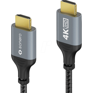 SON SPC-HD100-20 - HDMI Kabel - sonero Premium, 4K60Hz, 2,00 m