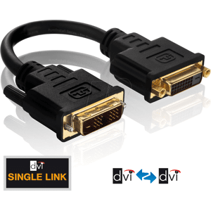 PURELINK PURE PI070 - Adapter, DVI D Stecker auf DVI D Buchse, PureInstall Serie