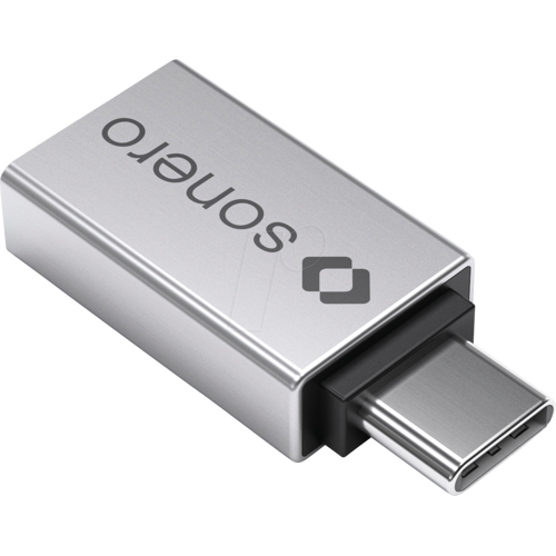 SONERO SON UA100 - USB 3.0 Adapter, C-Stecker > A-Buchse, silbergrau