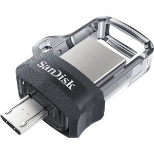 Sandisk SDDD3-256G-G46 - USB-Stick, USB 3.0 A/micro-B, 256GB, Ultra Dual Drive