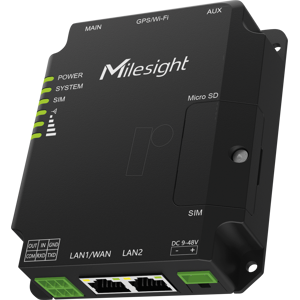 MILESIGHT MIL UR32L04EUPW - Industrial LTE Router, PoE, WLAN