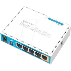 MIKROTIK MTK HAP - hAP 2,4 GHz AP, 802.11b/g/n, 5x LAN, USB 3G/4G