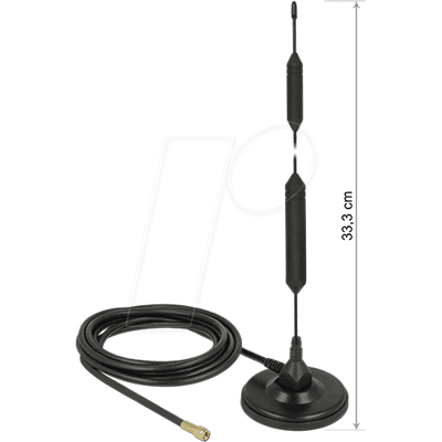 DELOCK 12418 - GSM-Antenne mit Magnetfuß, 5 dBi, 3 m DELOCK 12418 - GSM-Antenne mit Magnetfuß, 5 dBi, 3 m