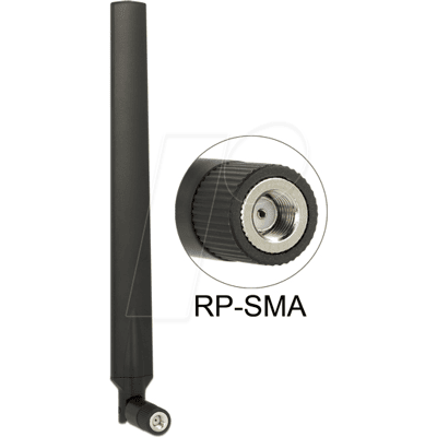 DELOCK 88913 - WLAN Antenne, RP-SMA Stecker DELOCK 88913 - WLAN Antenne, RP-SMA Stecker