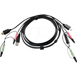 ATEN 2L-7D02UH - KVM Anschlusskabel HDMI schwarz, 1,8 m ATEN 2L-7D02UH - KVM Anschlusskabel HDMI schwarz, 1,8 m
