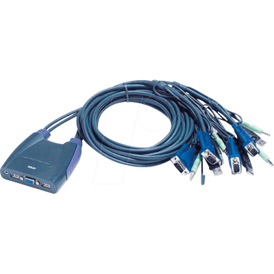 ATEN CS64US - KVM Switch VGA, USB, Audio, 4 Ports ATEN CS64US - KVM Switch VGA, USB, Audio, 4 Ports